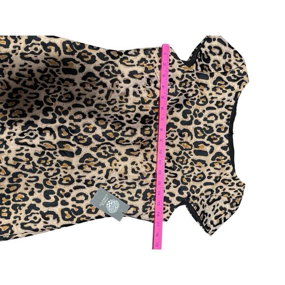 Vince Camino Dress Animal Print Size 4 - Picture 7 of 10